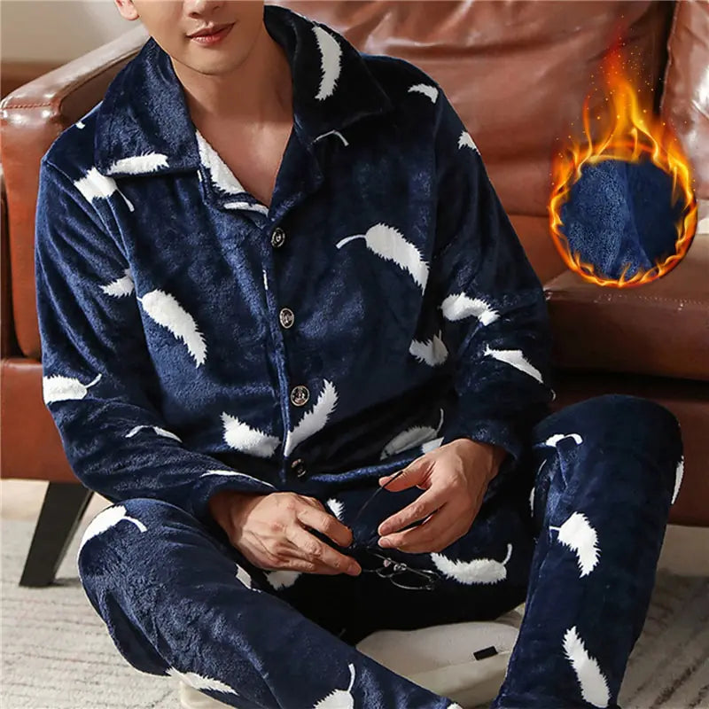 Warm Pajamas Set