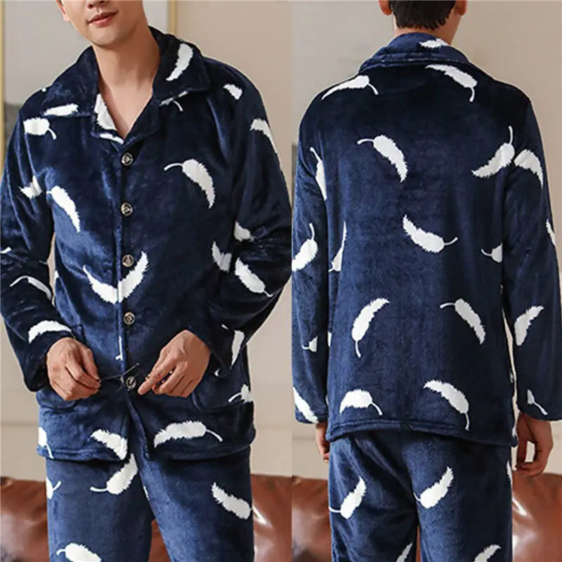 Warm Pajamas Set