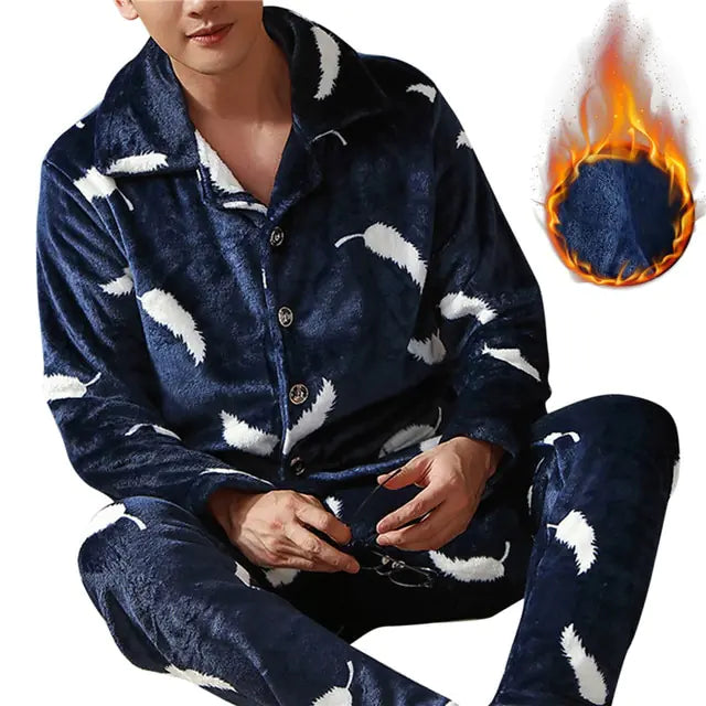 Warm Pajamas Set