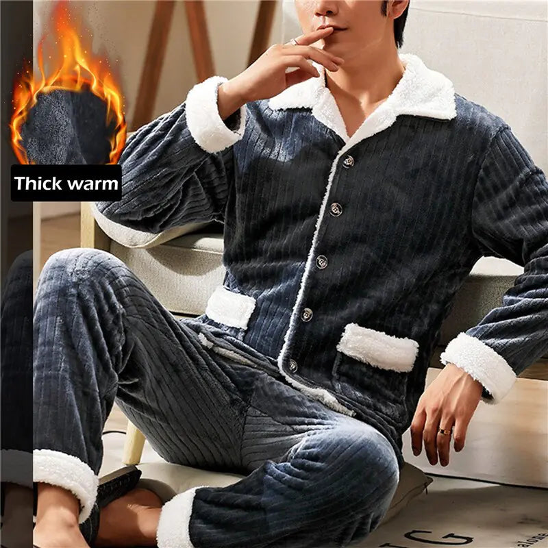 Warm Pajamas Set